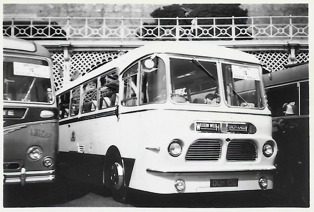 Western Welsh AEC Reliance OUH106 @ Brighton Rally - Apr 1958