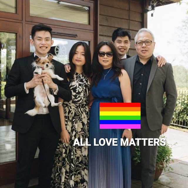 Raymond Tang supports ALL LOVE MATTERS
