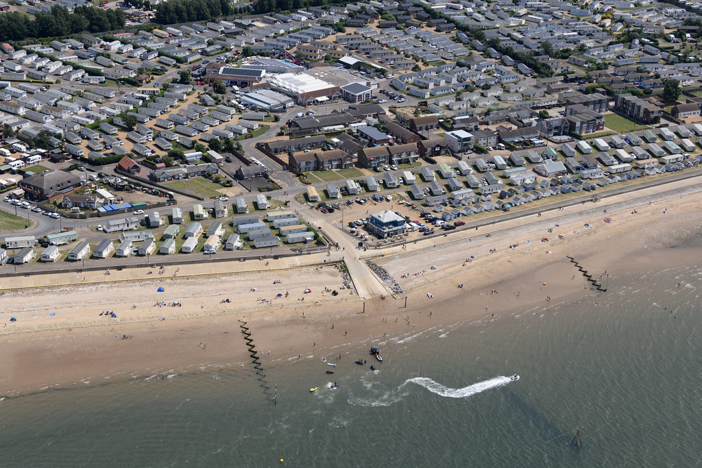 Hunstanton aerial image - Searles Leisure Resort & seafront