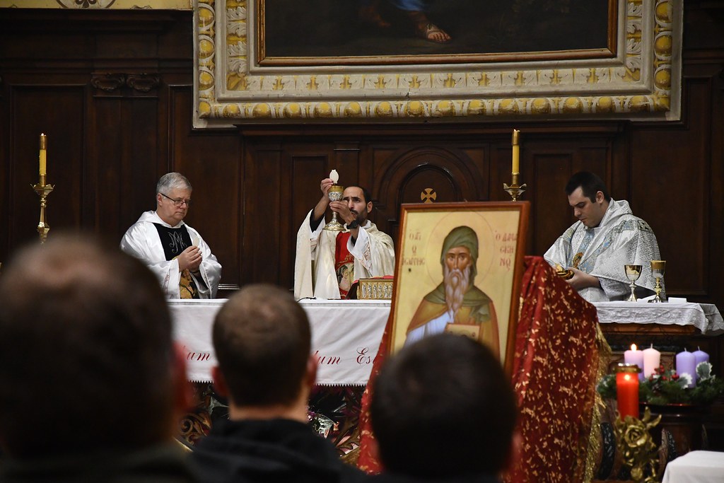 Italia - Fiesta de San Efraín el Sirio, Patrono de Siria, en el Seminario Mayor