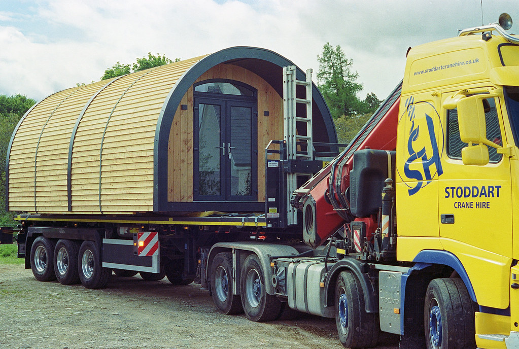 Delivery of Glamping Pods