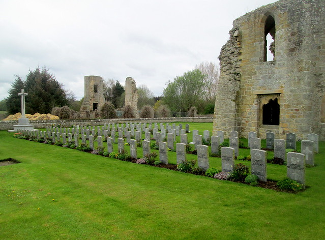 Kinloss Abbey Ruins, War Graves, Cross of Sacrifice