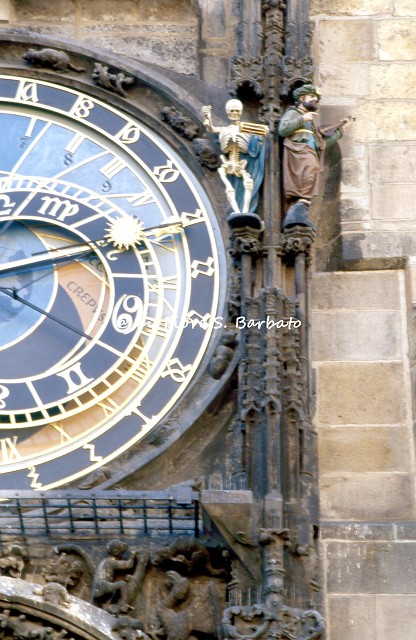 Praga [CZ], 1998, L'orologio astronomico.