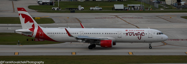 Air Canada Rouge at FLL