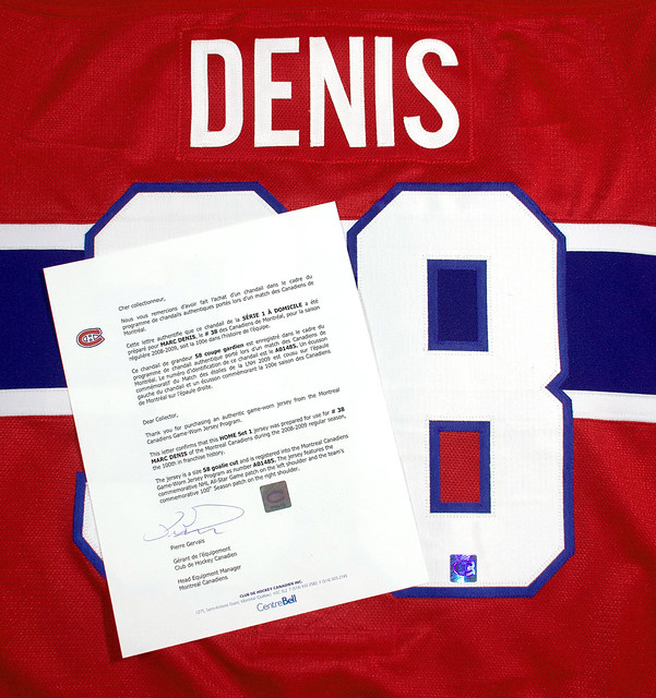 Montréal Canadiens game-worn Centennial jersey (2008-2009)