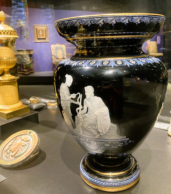 Vase in the classical Greek manner --  Aesclepius maybe 6966