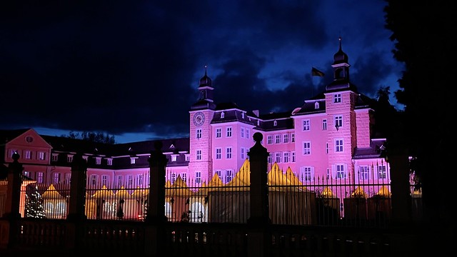 Schwetzinger Schloss Illuminiert