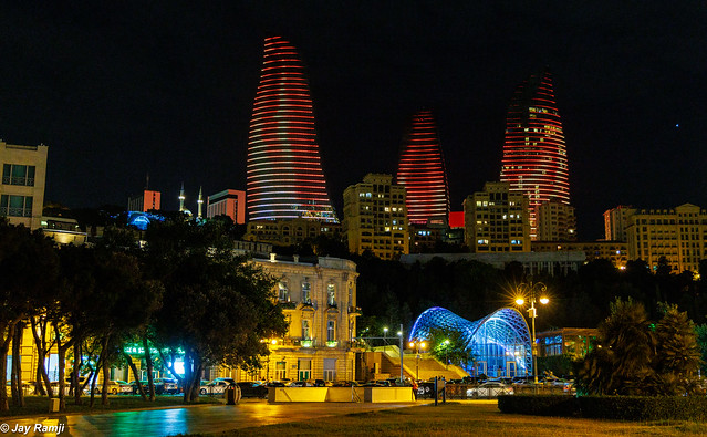 2. Flame Towers, Baku, Azerbaijan