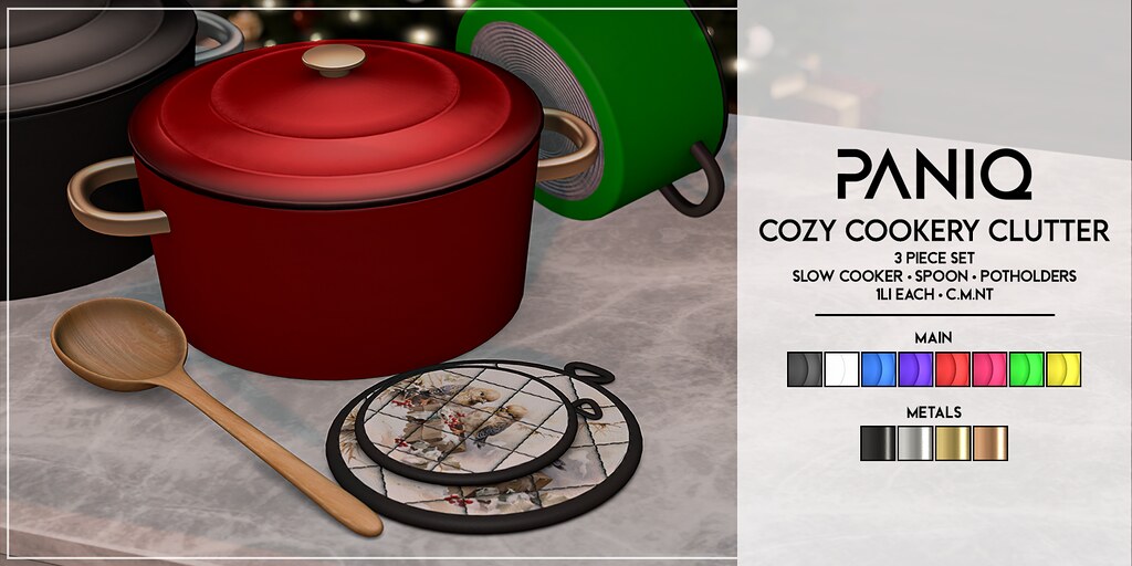 PANIQ Cozy Cookery Clutter @ Fifty Linden Fridays