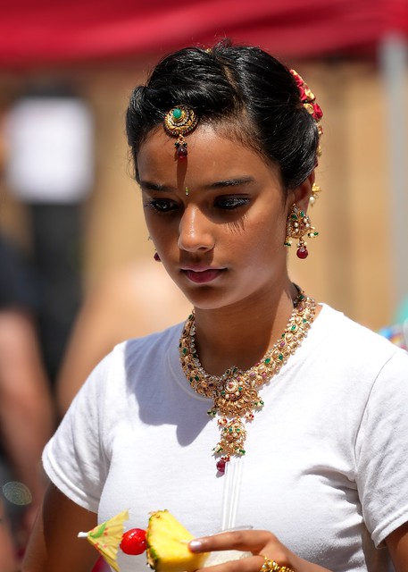 A beautiful Indian young woman