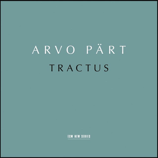 Arvo Pärt-Tractus cover