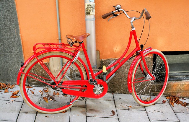 Red bike