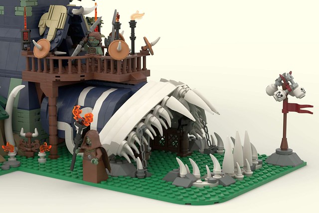 Lego Ideas “THE ORCS' WHALE HIDEOUT”