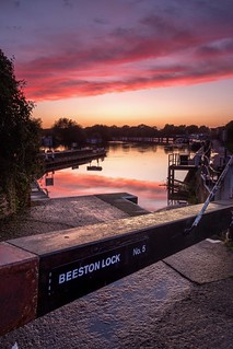 Beeston Lock Sunset