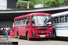 NE-1663 Kandy South Depot Ashok Leyland - Lynx 4200 C type bus at Kandy in 12.11.2023