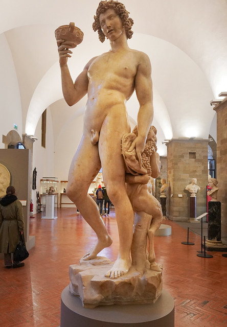 Bacchus by Michelangelo, Museo del Bargello (Florence)
