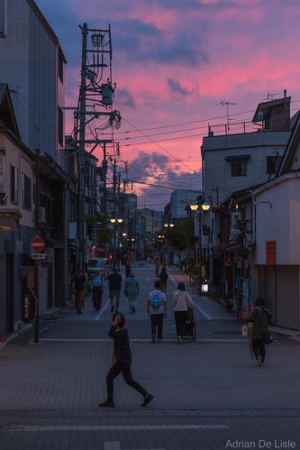 cloudy colourful colourfulclouds japan japanesearchitecture sanmachihistoricdistrict streetphotography sunset takayama