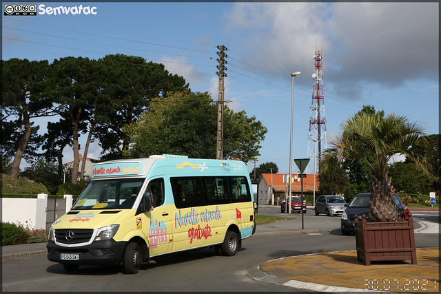 Mercedes-Benz Sprinter City – Autocars Berthuizeau / Navette Estivale Gratuite / Pornic Agglo