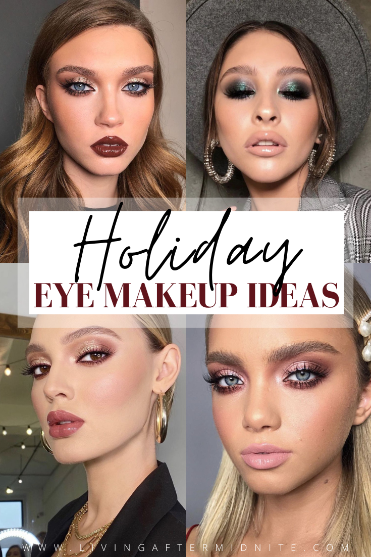 35 Holiday Eye Makeup Ideas | Holiday Makeup | Christmas Makeup