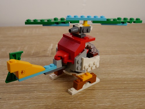 Helicopter MOC, Rear (LEGO Advent 2023 Day 15)