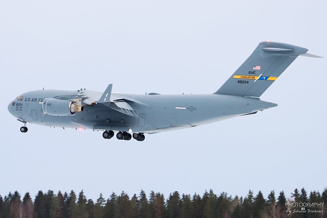 08-8204 USAF Boeing C-17A Globemaster III, EFTP, Finland
