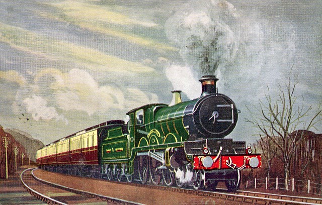 Great Western Railway Star Class 4-6-0 No 4009 'Shooting Star' - Postcard