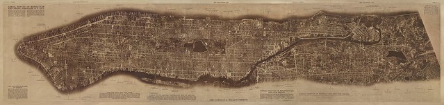 New York City, photographed from two miles up in the air (1922) from The Lionel Pincus and Princess Firyal Map Division. Original From The New York Public Library. Digitally enhanced by rawpixel.
