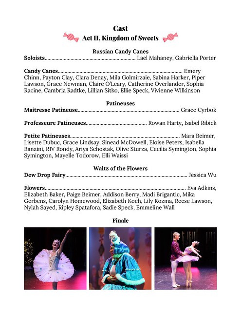 Program - Ann Arbor Dance Classics Nutcracker (2023)