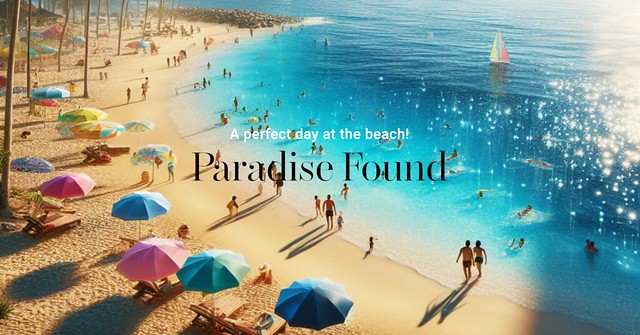Paradise Found: A perfect day at the beach!