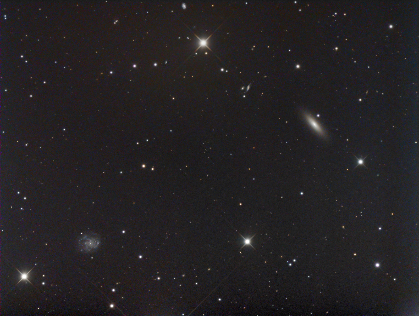 NGC 3922 + 3924 - LRGB