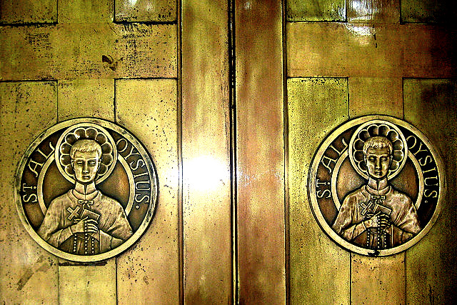 The Front Doors of St. Aloysius Church