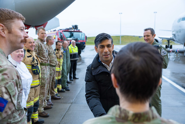 The Prime Minister visits RAF Lossiemouth