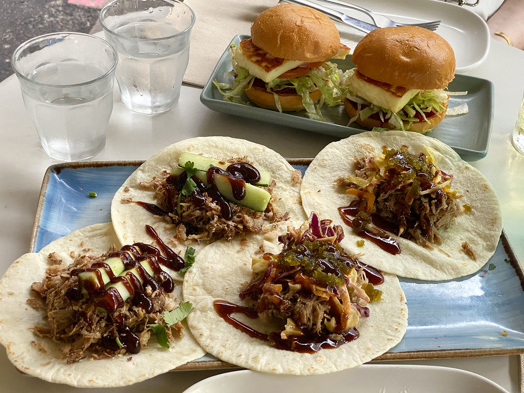 Tacos and sliders