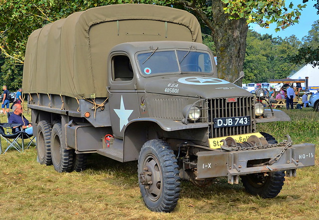 6-wheel U.S. Army lorry, Bedfordshire Steam and Country Fayre, Turvey, 2023.