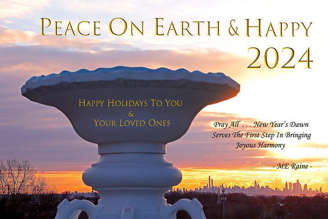 HAPPY HOLIDAYS & PEACE ON EARTH FOR 2024