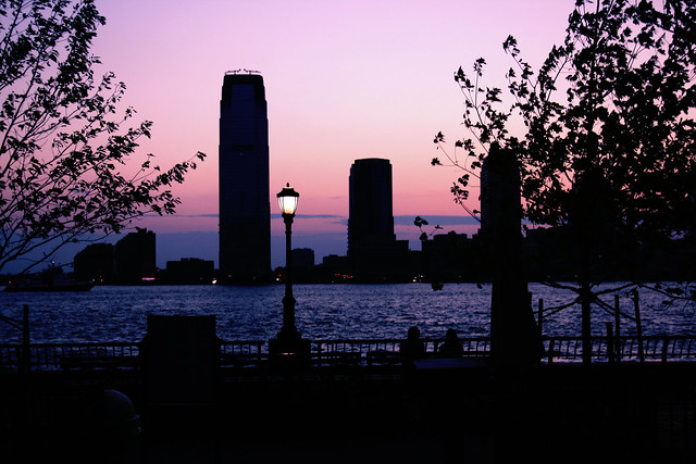 An Evening In Battery Park.