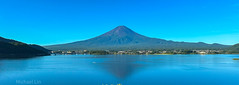 Mountain FuJi, Japan with lake.