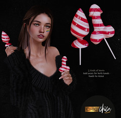 Naughty candies Christmas edition by ChicChica 50 lindens for Hello Tuesday