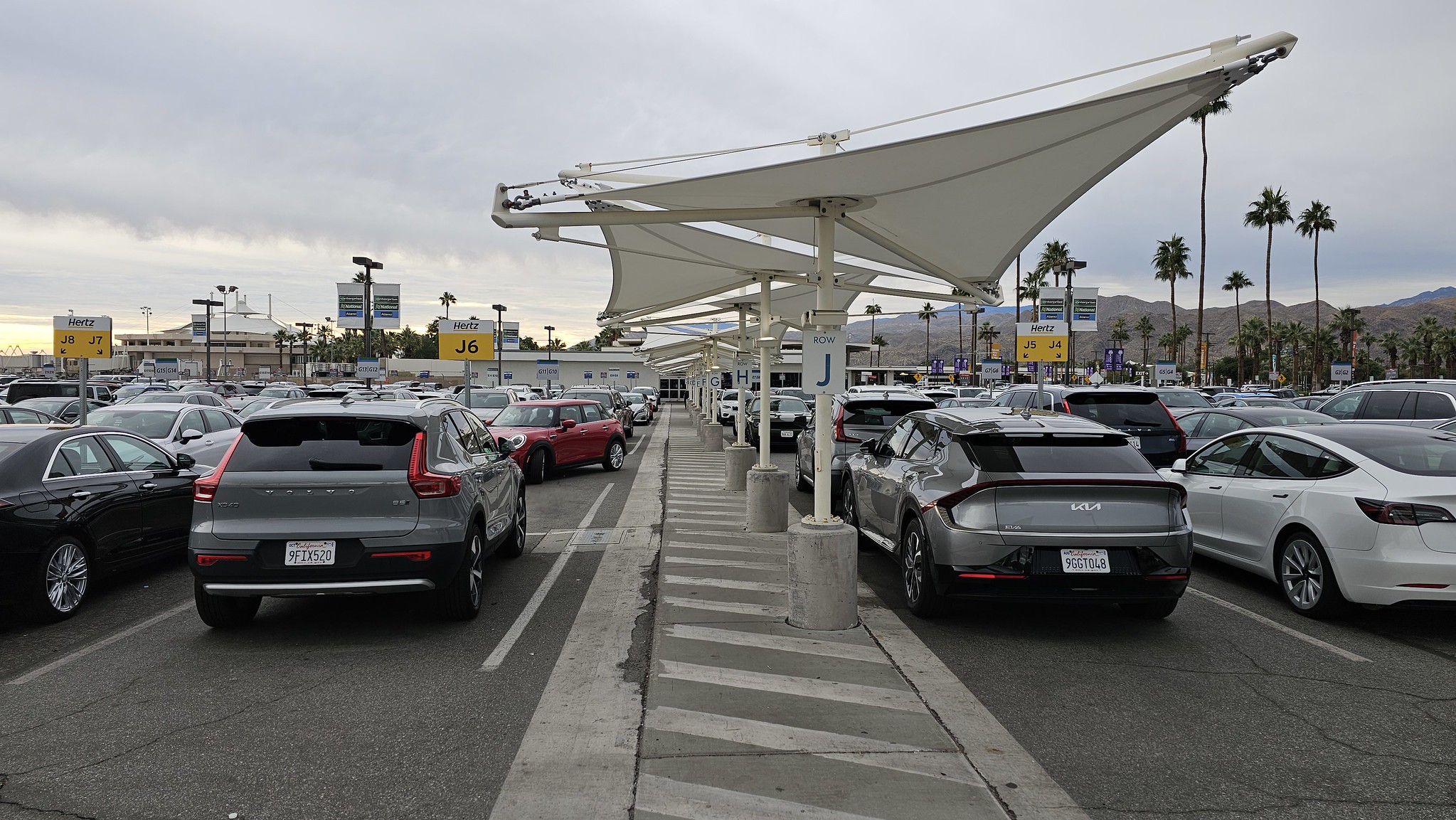 Car Rental Center at Palm Springs Airport