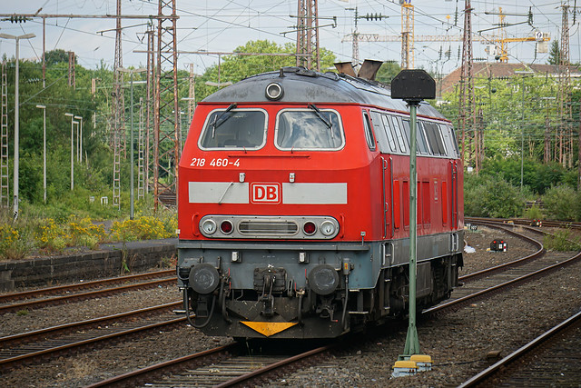 Br 218 in Essen HBF 2014
