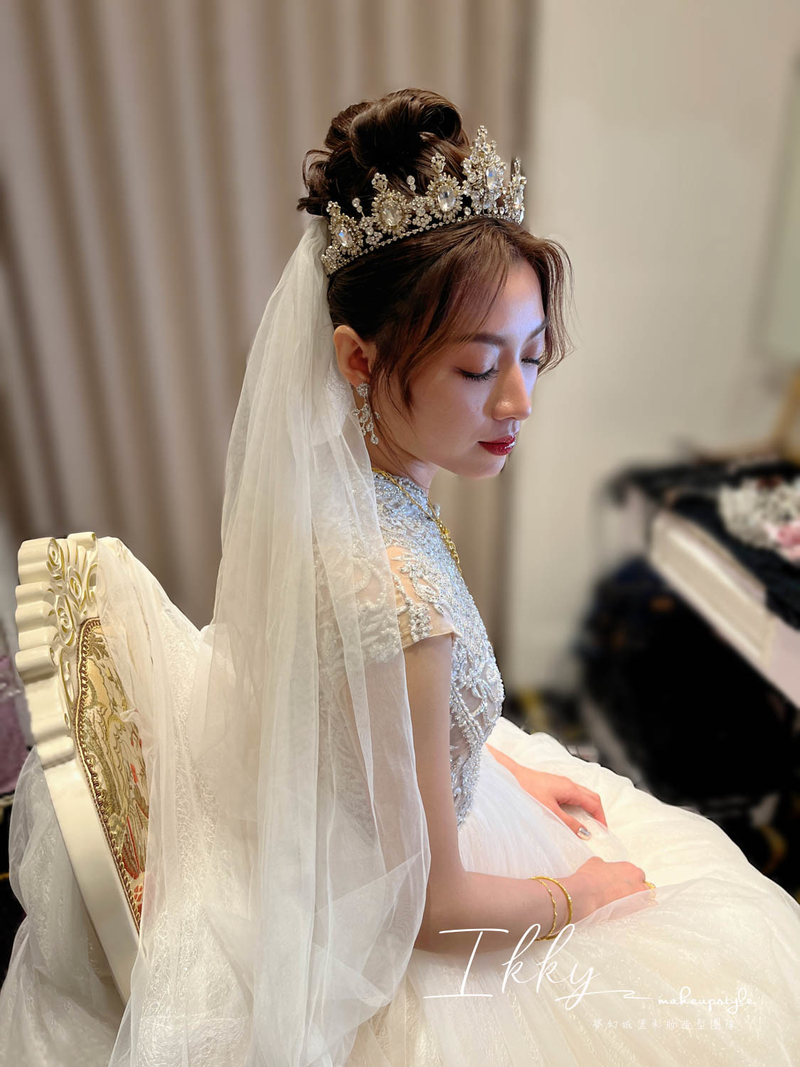 【新秘Ikky】bride雅婷 訂結婚造型 / 新中式,女神風
