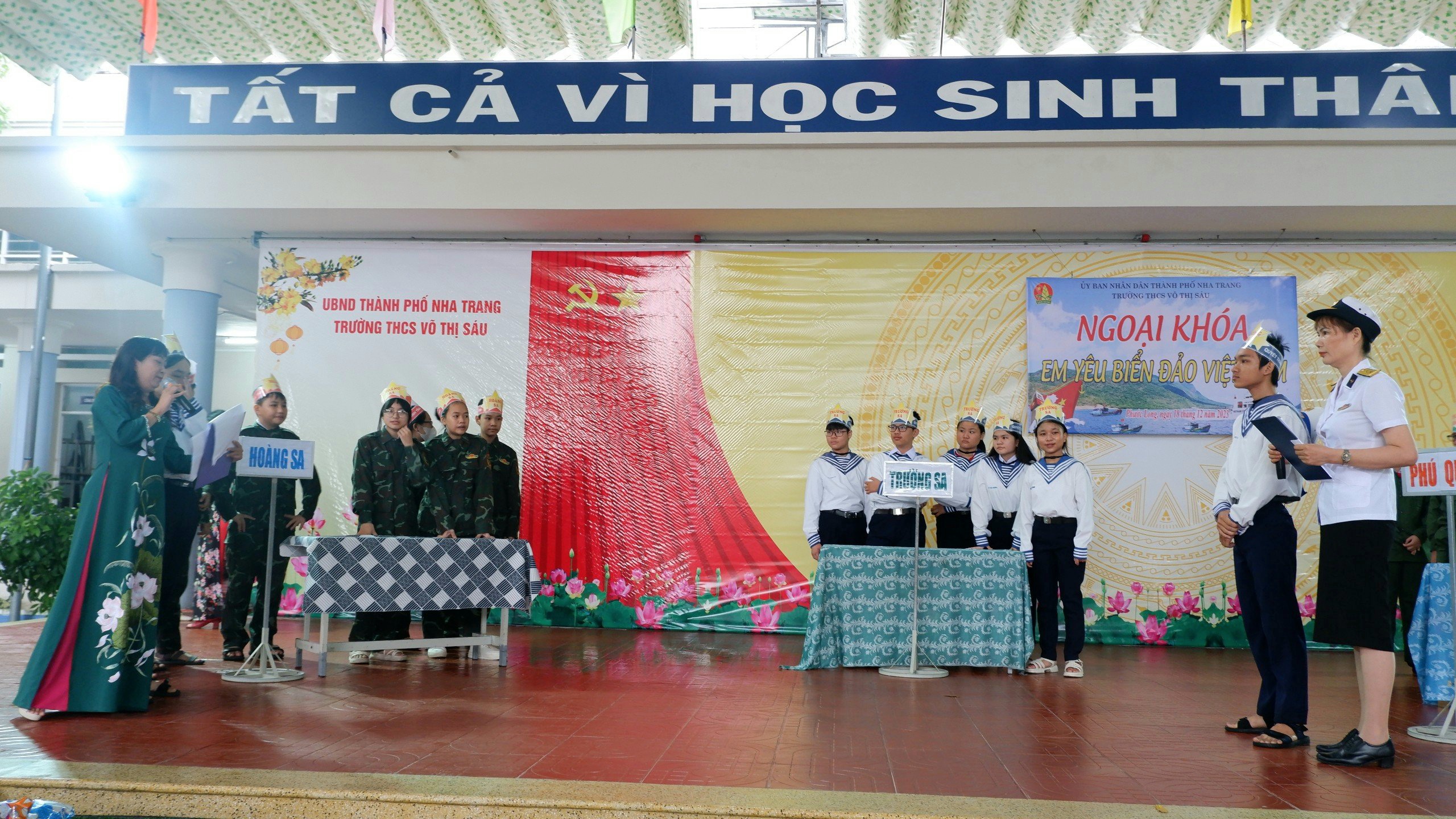 Ngoại khóa “Em yêu biển đảo Việt Nam”  năm học 2023 – 2024 của tổ Khoa học xã hội