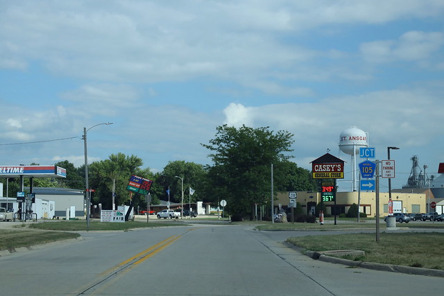 US218 South at Mitchell CR105 Sign