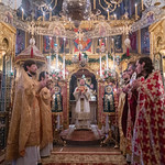 19 декабря 2023, Литургия в Покровском храме Николаевского Малицкого монастыря