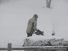 December 20, 2006 - Snowblowers made the work at least a little bit easier. (ThorntonWeather.com)
