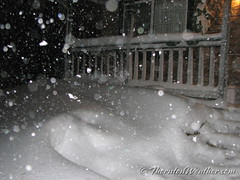 December 20, 2006 - Massive snow drifts from the storm. (ThorntonWeather.com)