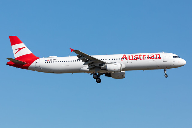 OE-LBF Austrian Airlines Airbus A321-211