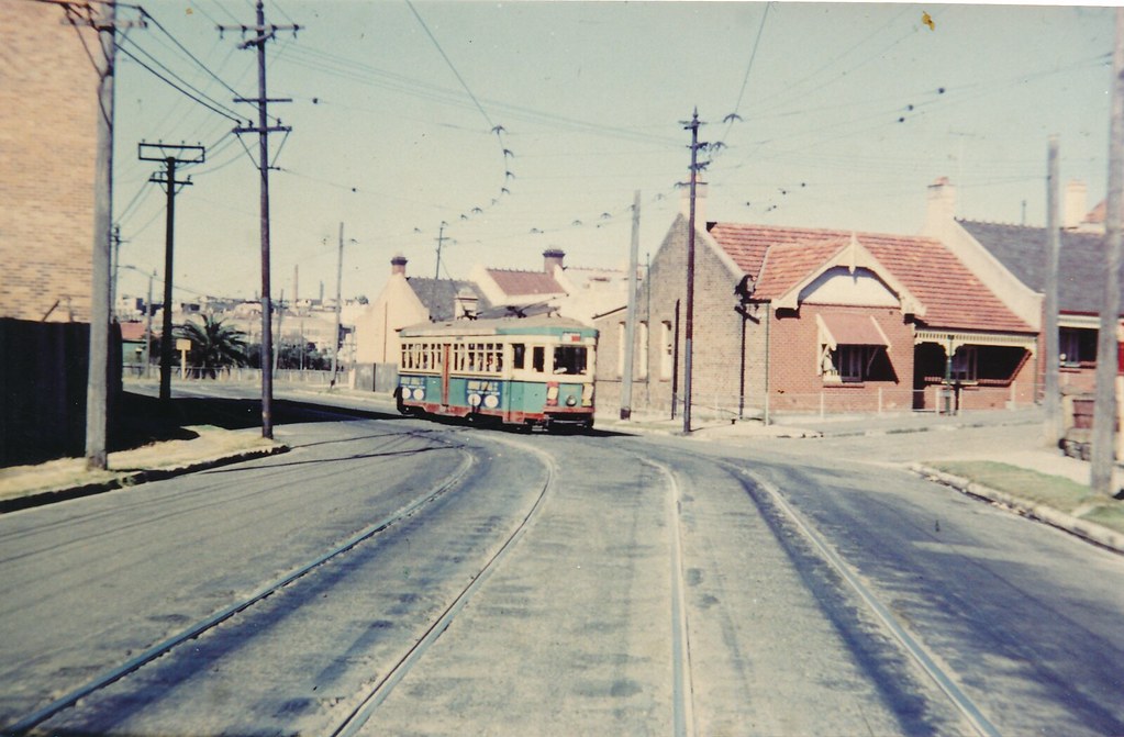 Tram is on The Crescent