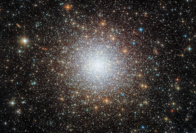 Hubble Captures a Cluster in the Cloud