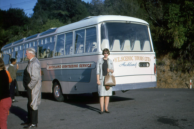 NZ Scenic Tours coach, 1967
